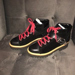 Marc Fisher LTD Round-Toe Lace Up Boot